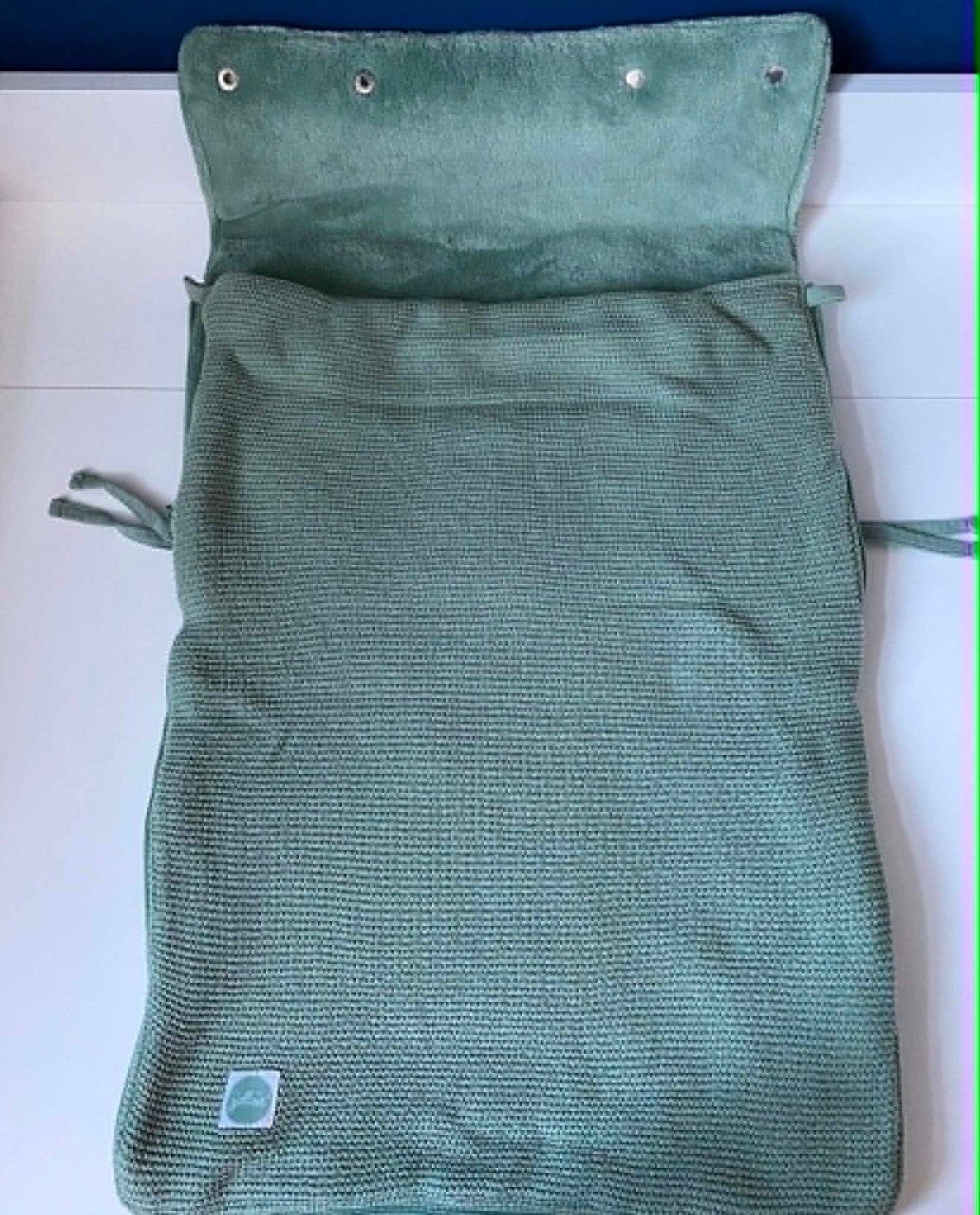 Jollein Voetenzak maxi cosi 0+ 3/5 punts | Basic Knit Forest Green