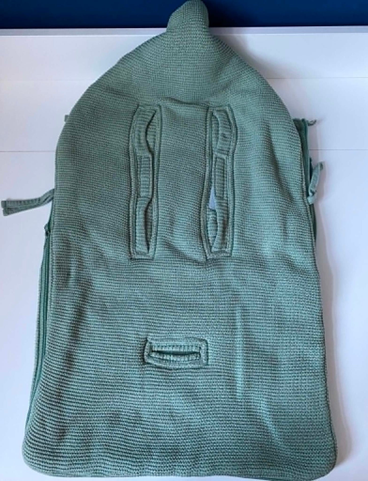 Jollein Voetenzak maxi cosi 0+ 3/5 punts | Basic Knit Forest Green